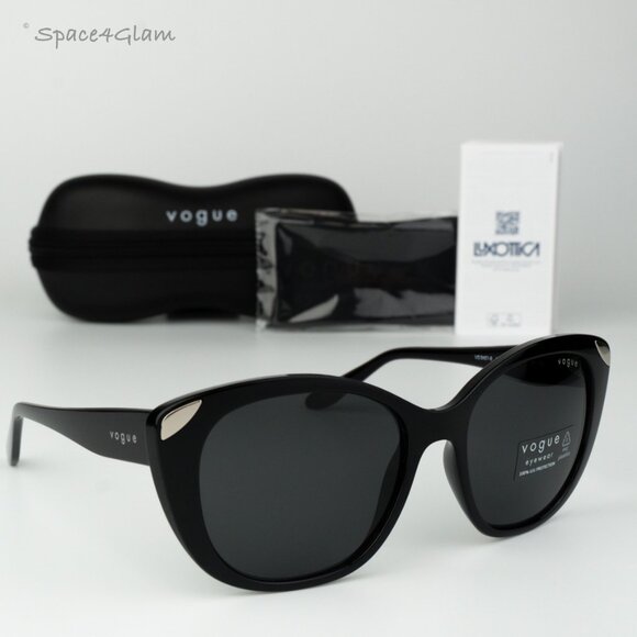 Vogue Women Sunglasses Black Dark Grey Cat Eye VO5457S W44/87 BRAND NEW main image 5